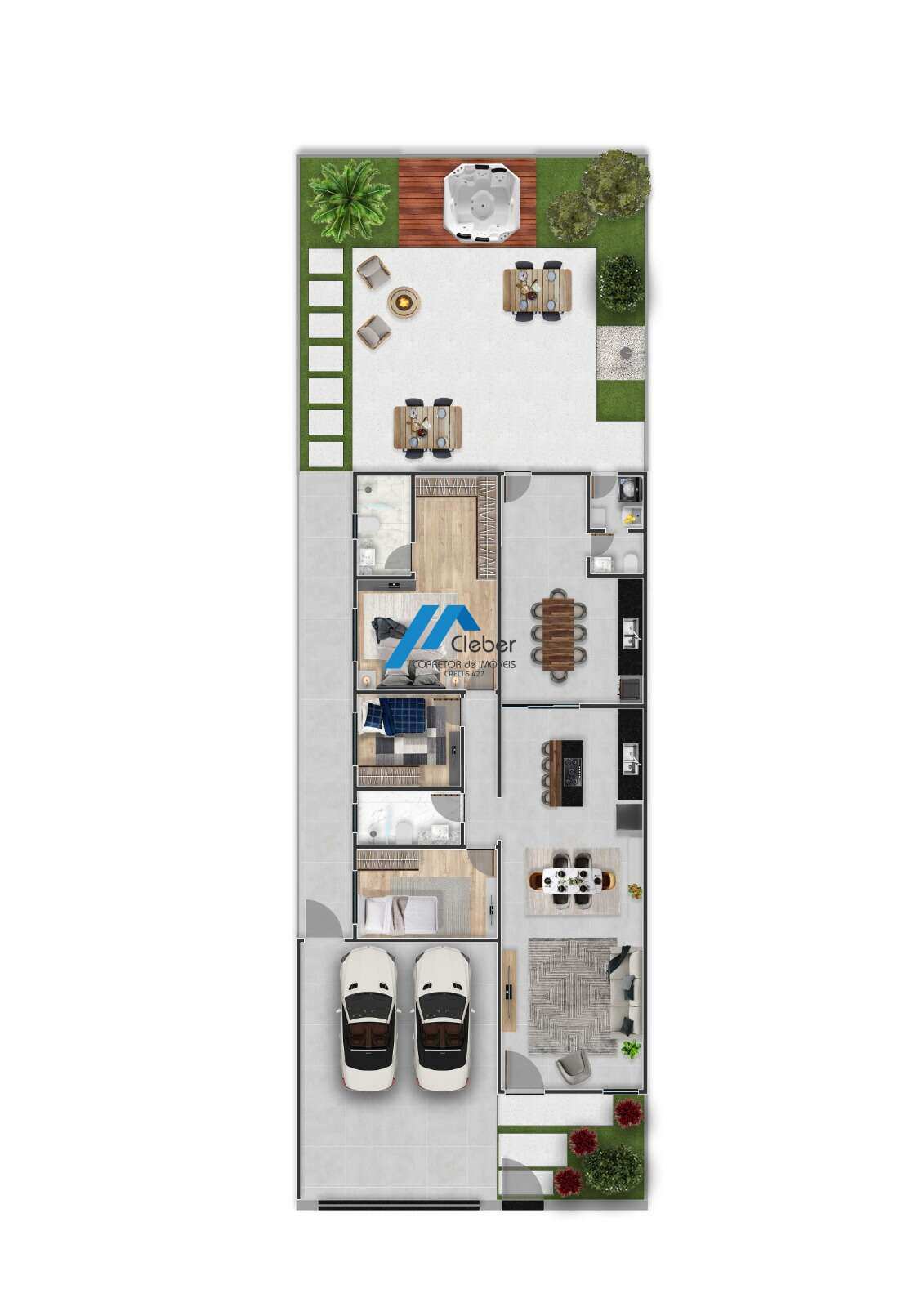 Lote à venda, 300m²  projeto aprovado. - CLÉBER IMÓVEIS